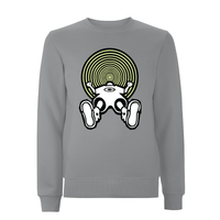 Vortex Glow Front Print Sweatshirt – Rave inspired 90s streetwear, retro fashion from Have a nice day london store 
