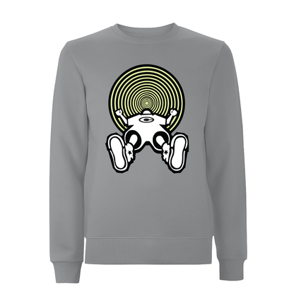 Vortex Glow Front Print Sweatshirt