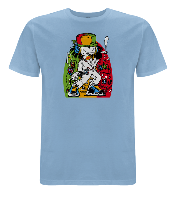Dready Ruffneck front print t-shirt – Rave inspired 90s streetwear, retro fashion from Have a nice day london store 