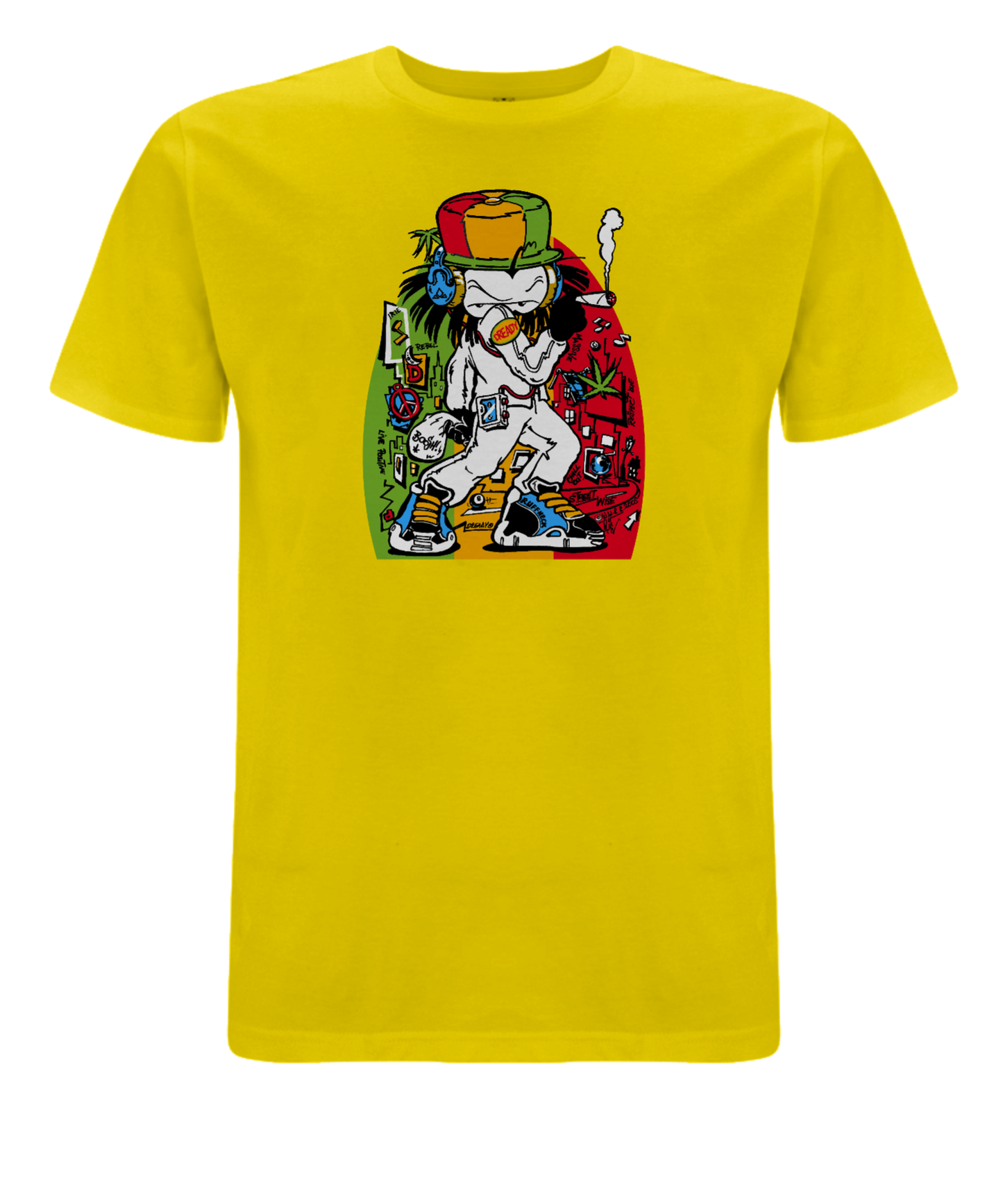 Dready Ruffneck front print t-shirt