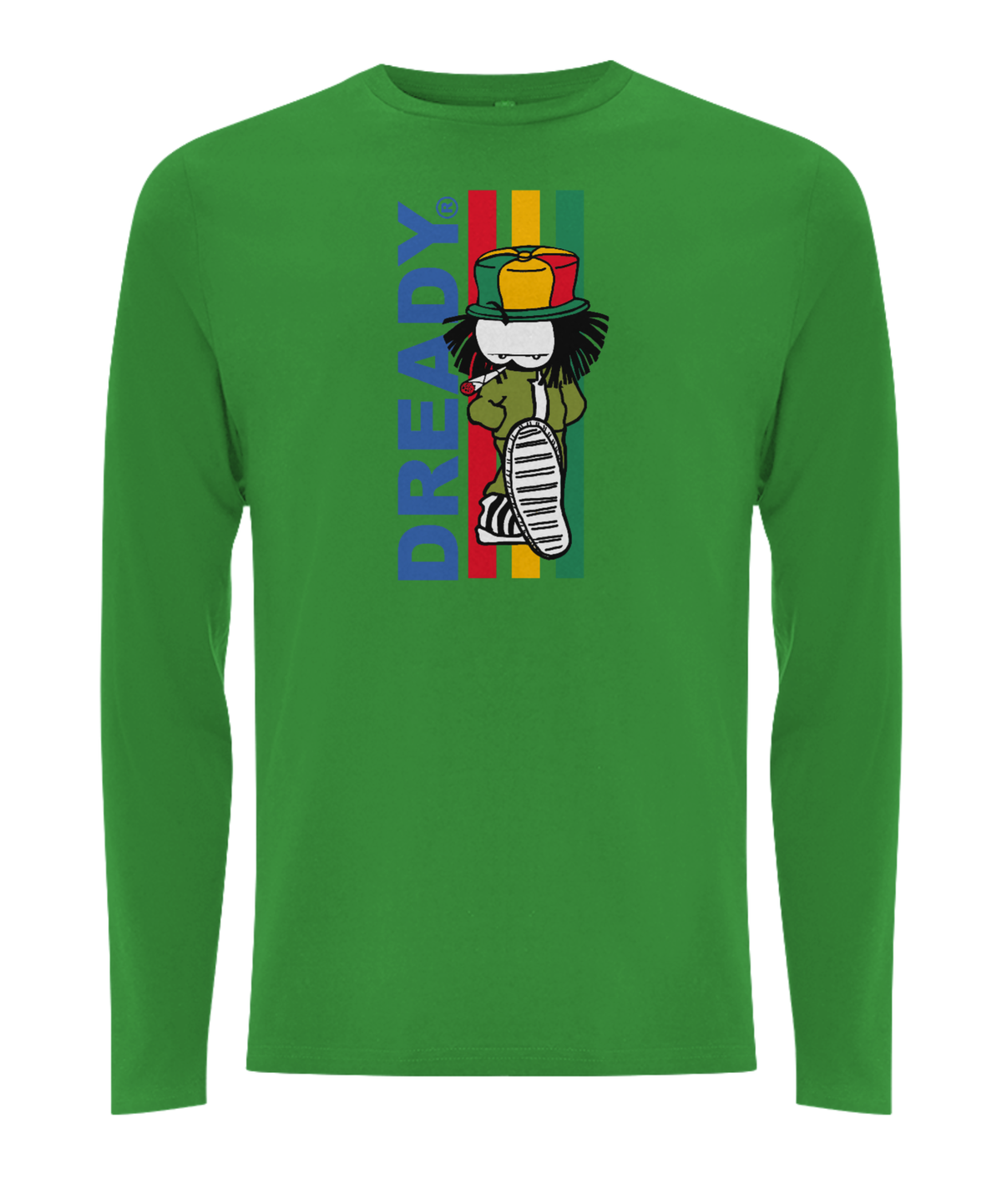 Dready stripe longsleeve – Rave inspired 90s streetwear, retro fashion from Have a nice day london store 