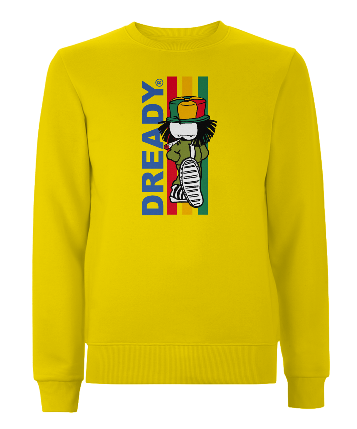 Dready stripe sweatshirt – Rave inspired 90s streetwear, retro fashion from Have a nice day london store 