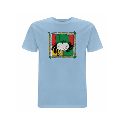 Dready 'Free De Herb' front print t-shirt