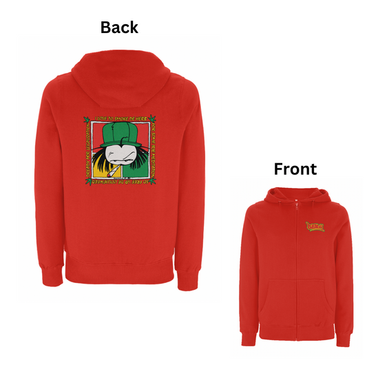 Dready 'Free de herb' Zip hood