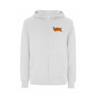 Dready Logo front zip hood – Rave inspired 90s streetwear, retro fashion from Have a nice day london store 