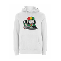 Dready Selecta front print hood – Rave inspired 90s streetwear, retro fashion from Have a nice day london store 
