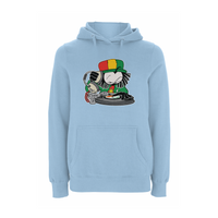 Dready Selecta front print hood – Rave inspired 90s streetwear, retro fashion from Have a nice day london store 