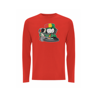 Dready selecta front print long sleeve – Rave inspired 90s streetwear, retro fashion from Have a nice day london store 