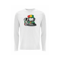 Dready selecta front print long sleeve – Rave inspired 90s streetwear, retro fashion from Have a nice day london store 