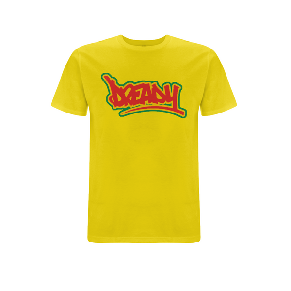 DREADY Logo Front print T - Shirt – Rave inspired 90s streetwear, retro fashion from Have a nice day london store 