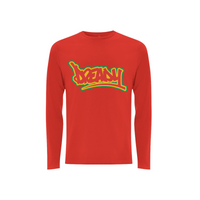DREADY Logo Front Print Long Sleeve – Rave inspired 90s streetwear, retro fashion from Have a nice day london store 
