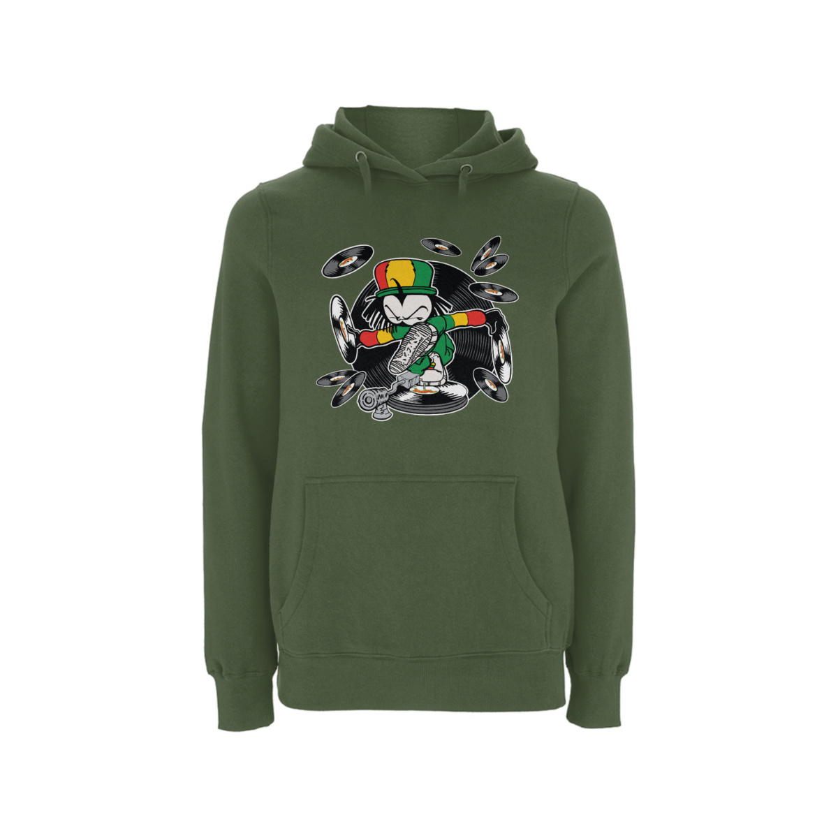 DREADY Spin D Tunez Front print Hood