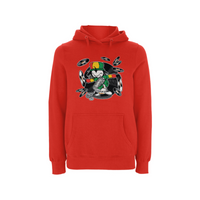 DREADY Spin D Tunez Front print Hood – Rave inspired 90s streetwear, retro fashion from Have a nice day london store 