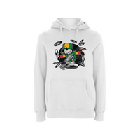 DREADY Spin D Tunez Front print Hood – Rave inspired 90s streetwear, retro fashion from Have a nice day london store 