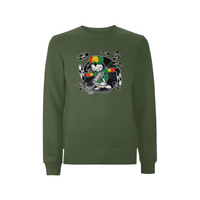 DREADY Spin D Tunez Front print Sweatshirt – Rave inspired 90s streetwear, retro fashion from Have a nice day london store 