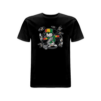 DREADY Spin D Tunez Front print T - Shirt – Rave inspired 90s streetwear, retro fashion from Have a nice day london store 