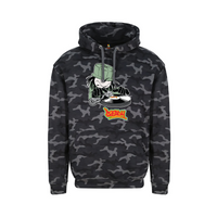 DJ DREADY 90's Classic Logo Front Print Hood – Rave inspired 90s streetwear, retro fashion from Have a nice day london store 