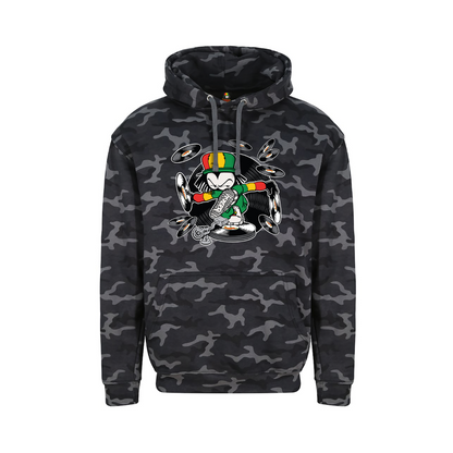 DREADY Spin D Tunez Front print Hood