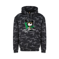 DREADY Two Time Front Print Hood – Rave inspired 90s streetwear, retro fashion from Have a nice day london store 