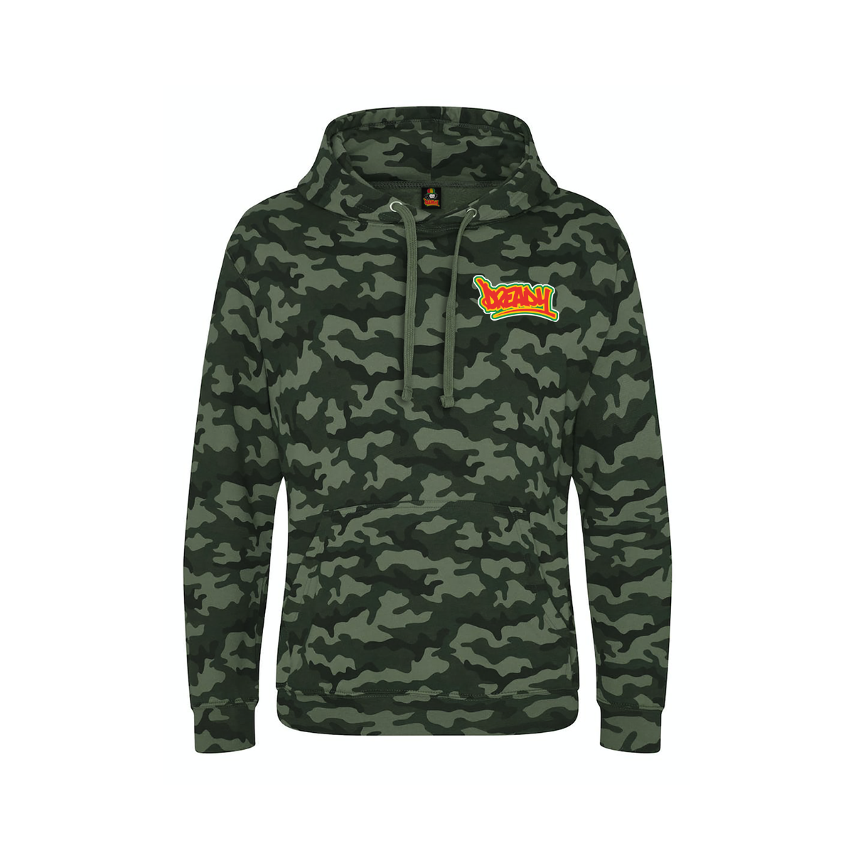 Dready Small Logo front print Hoody – Rave inspired 90s streetwear, retro fashion from Have a nice day london store 