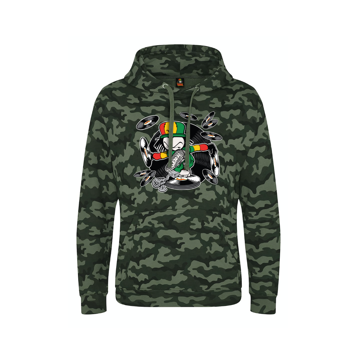 DREADY Spin D Tunez Front print Hood