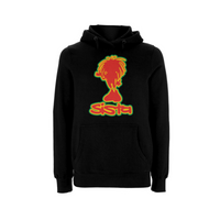 Sista Silhouette Front Print Hood – Rave inspired 90s streetwear, retro fashion from Have a nice day london store 