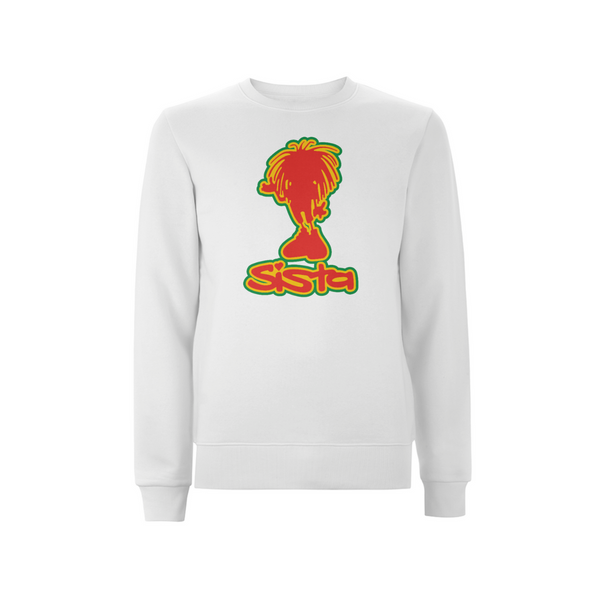 Sista Silhouette front print Sweatshirt – Rave inspired 90s streetwear, retro fashion from Have a nice day london store 