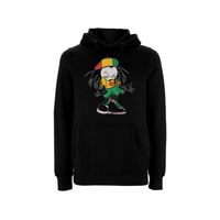 Sista Manners Front Print Hood – Rave inspired 90s streetwear, retro fashion from Have a nice day london store 