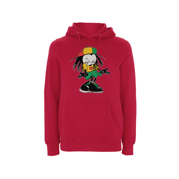 Sista Manners Front Print Hood – Rave inspired 90s streetwear, retro fashion from Have a nice day london store 
