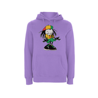 Sista Manners Front Print Hood – Rave inspired 90s streetwear, retro fashion from Have a nice day london store 
