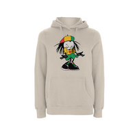 Sista Manners Front Print Hood – Rave inspired 90s streetwear, retro fashion from Have a nice day london store 