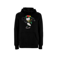 Sista Stamp Front Print Hood – Rave inspired 90s streetwear, retro fashion from Have a nice day london store 