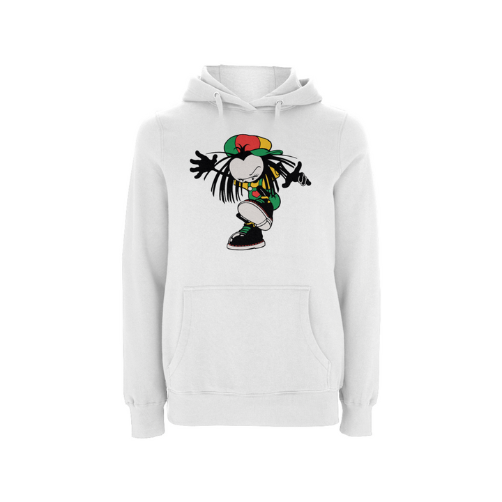 Sista Stamp Front Print Hood – Rave inspired 90s streetwear, retro fashion from Have a nice day london store 