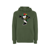 Sista Stamp Front Print Hood – Rave inspired 90s streetwear, retro fashion from Have a nice day london store 