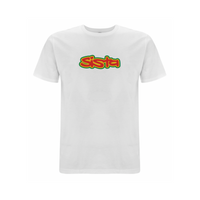 Sista Large logo front print t-shirt – Rave inspired 90s streetwear, retro fashion from Have a nice day london store 