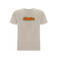 Sista Large logo front print t-shirt – Rave inspired 90s streetwear, retro fashion from Have a nice day london store 