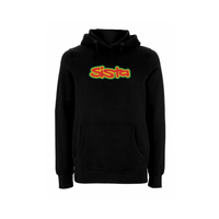 Sista Large Logo Front Print Hood – Rave inspired 90s streetwear, retro fashion from Have a nice day london store 