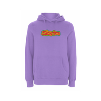 Sista Large Logo Front Print Hood – Rave inspired 90s streetwear, retro fashion from Have a nice day london store 