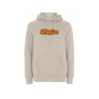 Sista Large Logo Front Print Hood – Rave inspired 90s streetwear, retro fashion from Have a nice day london store 