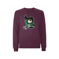 DREADY Two Time Front Print Sweatshirt – Rave inspired 90s streetwear, retro fashion from Have a nice day london store 