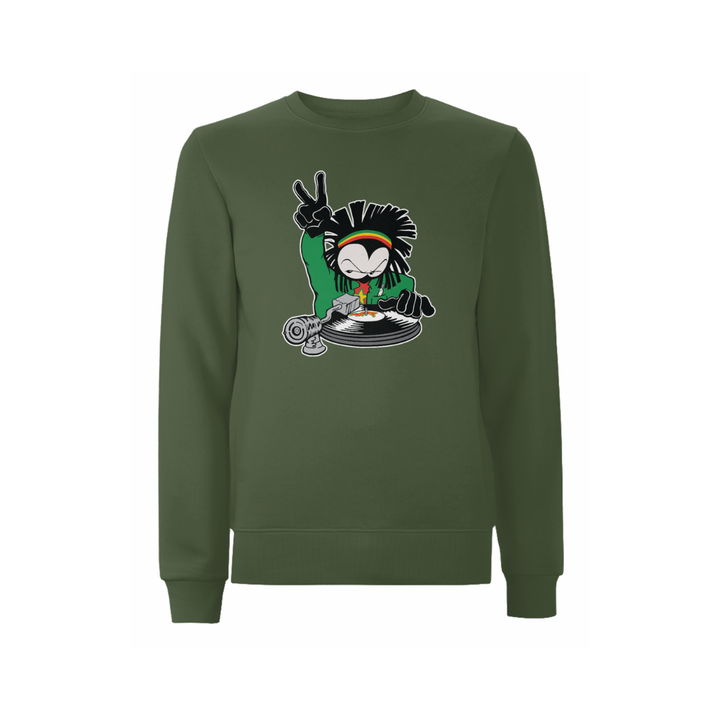 DREADY Two Time Front Print Sweatshirt – Rave inspired 90s streetwear, retro fashion from Have a nice day london store 