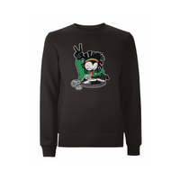 DREADY Two Time Front Print Sweatshirt – Rave inspired 90s streetwear, retro fashion from Have a nice day london store 
