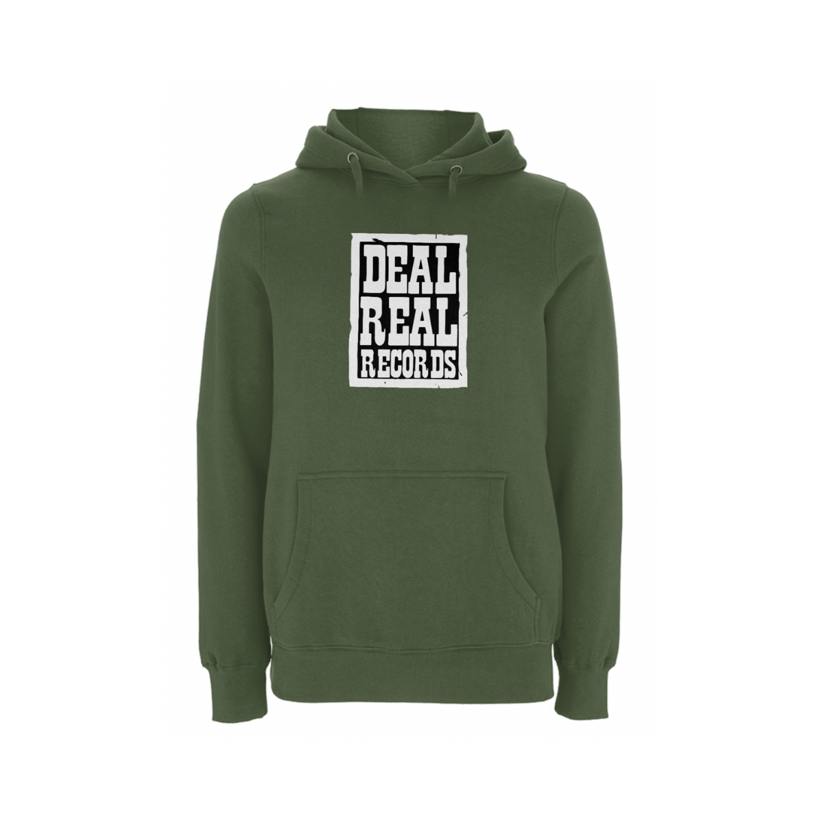 Handspun Records Deal Real Front Print Hood