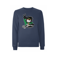 DREADY Two Time Front Print Sweatshirt – Rave inspired 90s streetwear, retro fashion from Have a nice day london store 