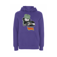 DJ DREADY 90's Classic Logo Front Print Hood – Rave inspired 90s streetwear, retro fashion from Have a nice day london store 