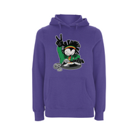 DREADY Two Time Front Print Hood – Rave inspired 90s streetwear, retro fashion from Have a nice day london store 
