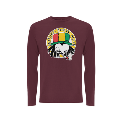 Dready Culture Roots & Peace Front Print Long Sleeves