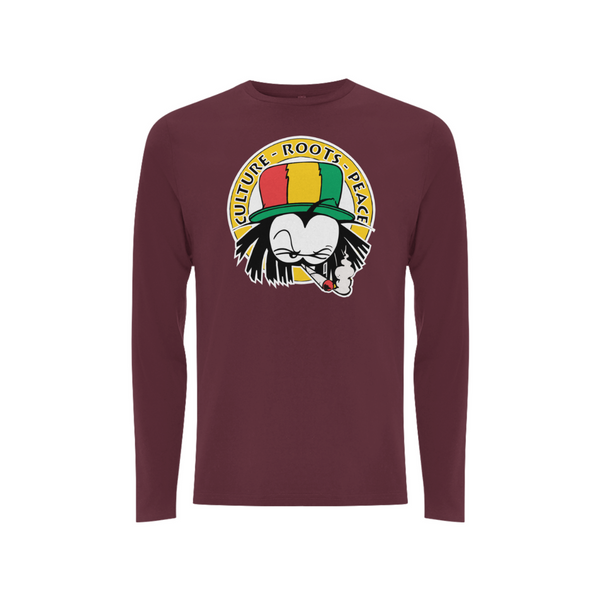 Dready Culture Roots & Peace Front Print Long Sleeves – Rave inspired 90s streetwear, retro fashion from Have a nice day london store 
