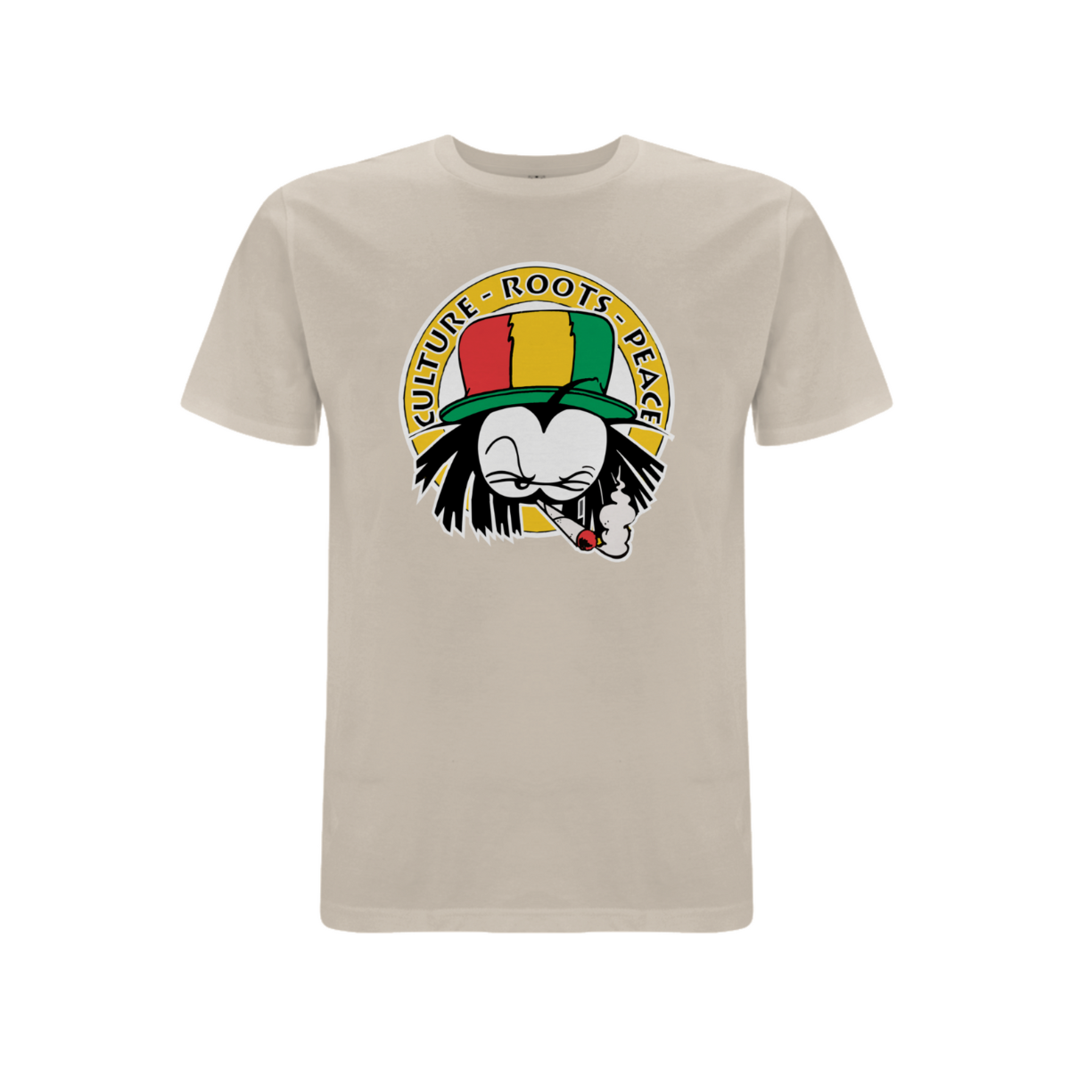 Dready Culture Roots & Peace Front Print T-Shirt