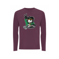 DREADY Two Time Front Print Long Sleeve – Rave inspired 90s streetwear, retro fashion from Have a nice day london store 